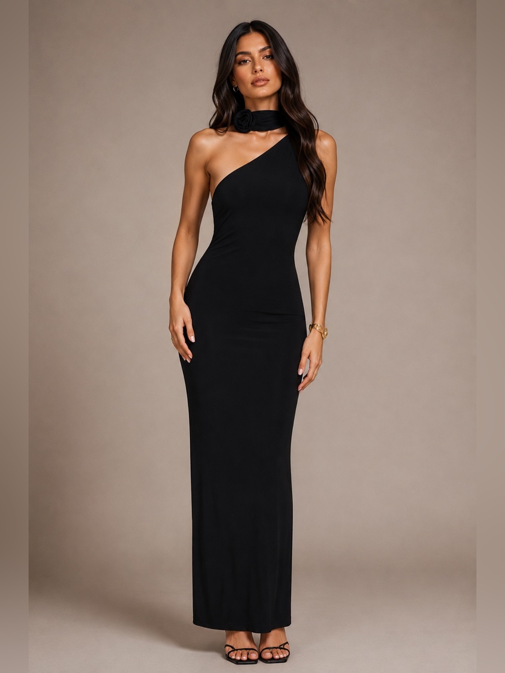 NWT AFRM Savoy Dress in Noir